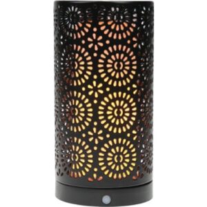 20 stk Firelamp udendørs genopladelig bordlampe, flammeeffekt, sort