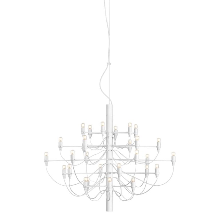 Flos FLOS 2097 2097/30 Mat Hvid LED Lysekrone