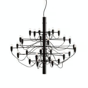 2097/30 lysekrone LED, sort