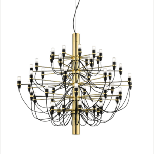 2097/50 lysekrone LED, messing