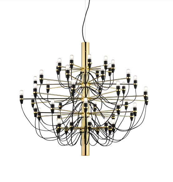 Flos 2097 2097/50 Messing (50 arme) Lysekrone