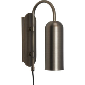 4 stk Hübsch Zenith væglampe, bruneret messing