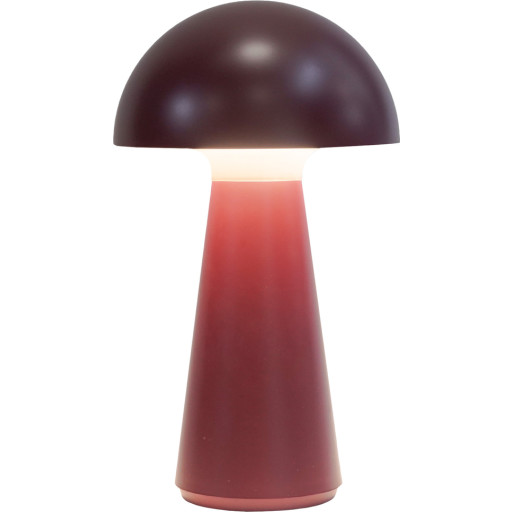 4 stk Sirius Sam genopladelig bordlampe, rød
