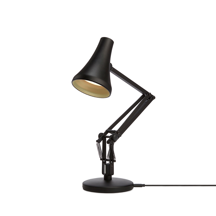 Anglepoise 90 Mini Mini carbon sort Bordlampe