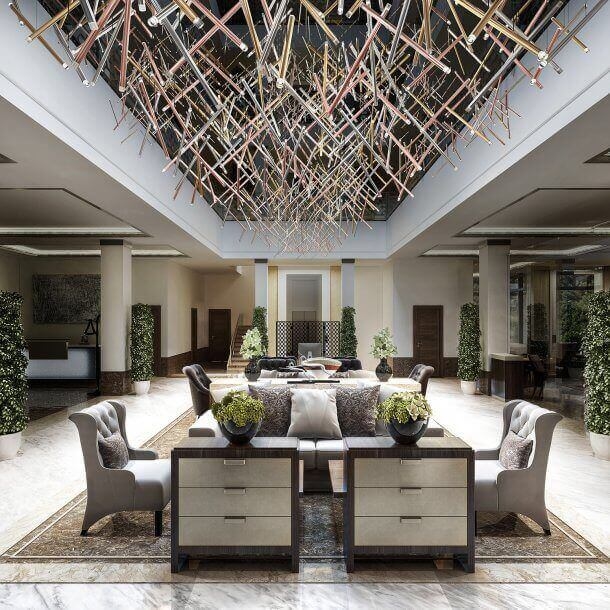 A-Tube Nano Duo pendel, rosa guld