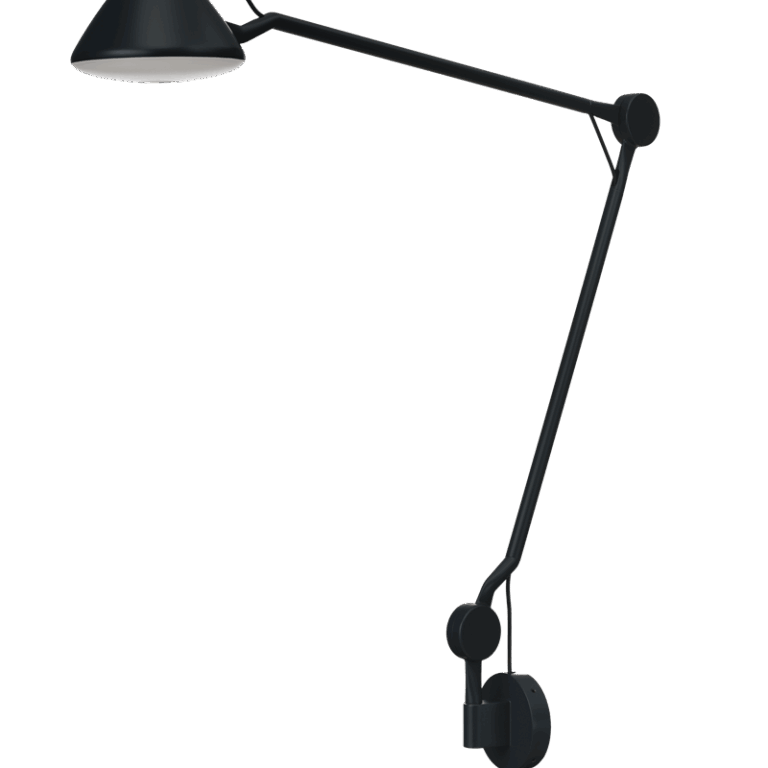 AQ01 væglampe, sort