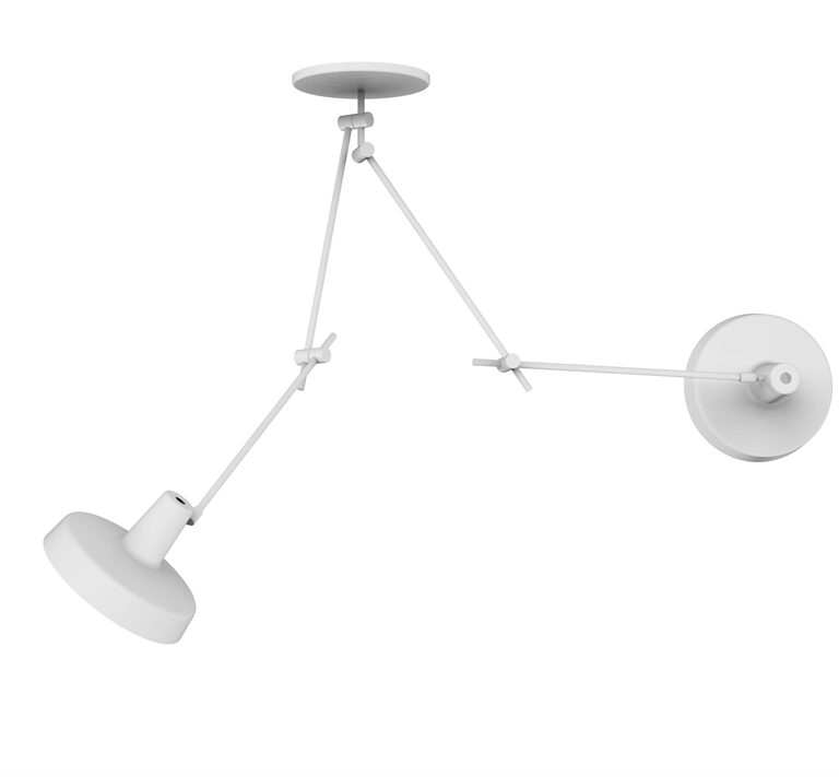 ARIGATO loftlampe dobbelt, hvid