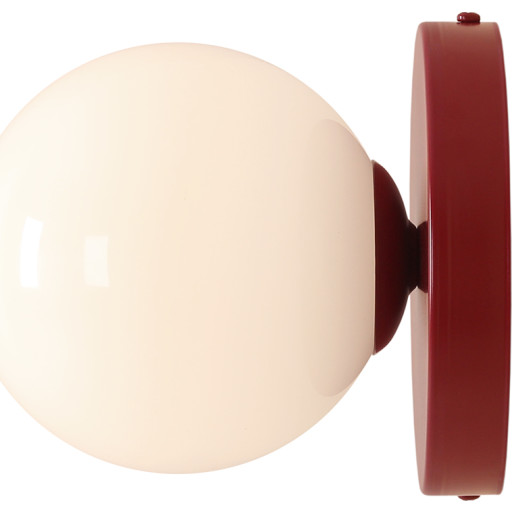 Aldex Ball 2 væglampe, rød