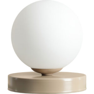 Aldex Ball bordlampe, beige, Ø17 cm