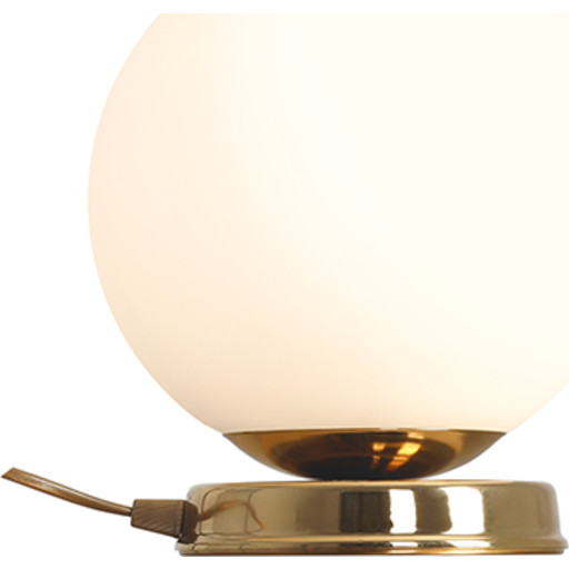 Aldex Ball bordlampe, guld, Ø20 cm