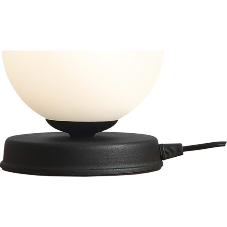 Aldex Ball bordlampe, sort, Ø17 cm