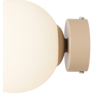 Aldex Ball væglampe, beige, Ø14 cm
