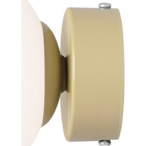 Aldex Ball væglampe, beige, Ø20 cm