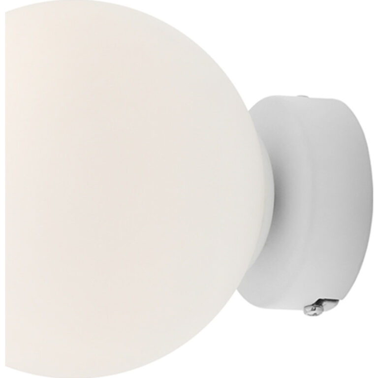 Aldex Ball væglampe, hvid, Ø14 cm