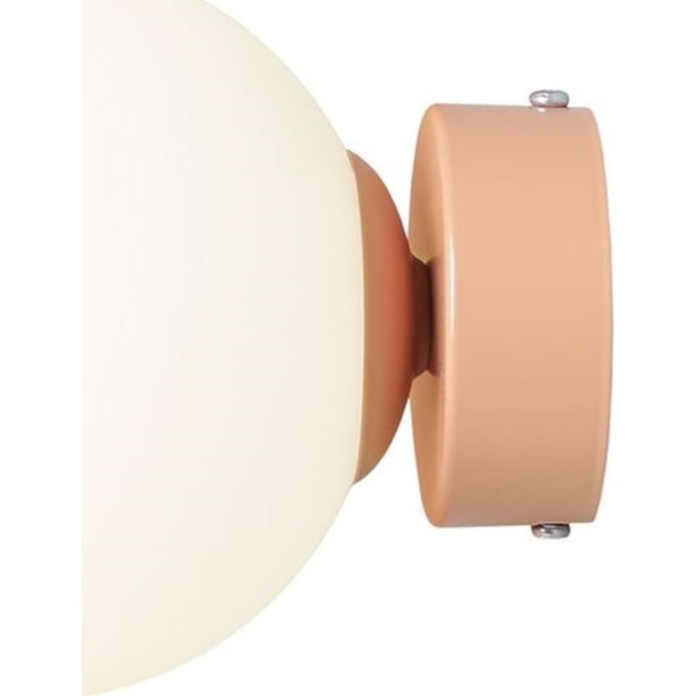 Aldex Ball væglampe, koral, Ø14 cm