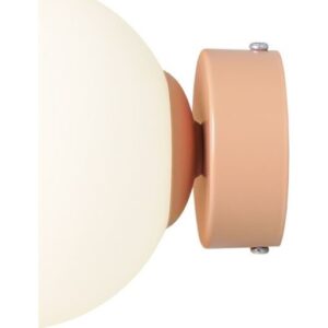 Aldex Ball væglampe, koral, Ø14 cm