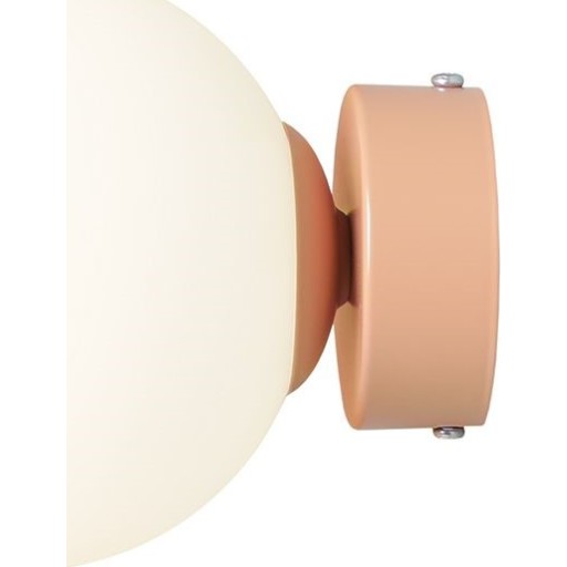 Aldex Ball væglampe, koral, Ø14 cm
