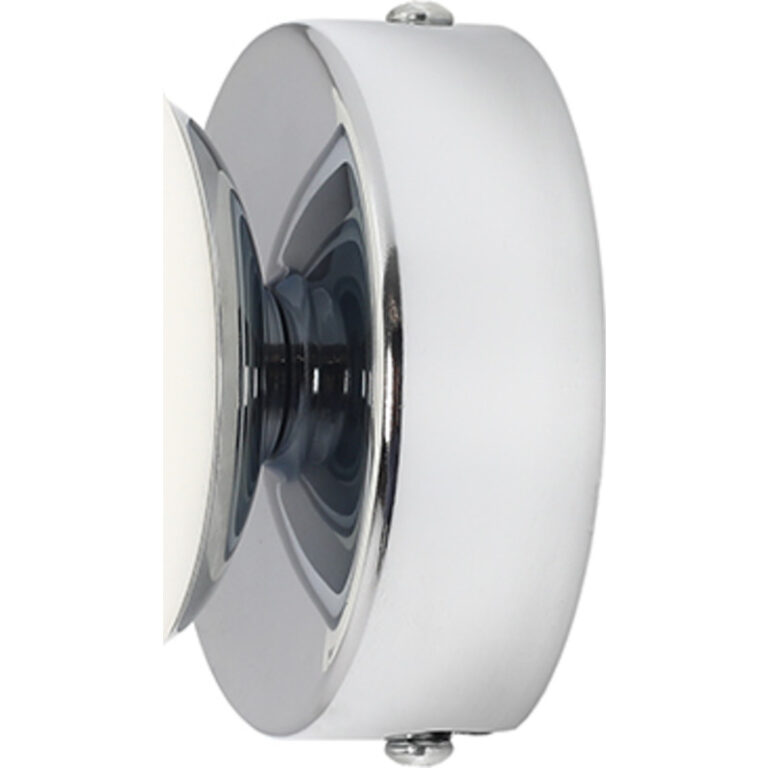 Aldex Ball væglampe, krom, Ø14 cm