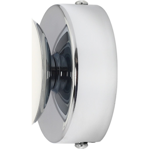 Aldex Ball væglampe, krom, Ø14 cm