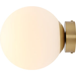 Aldex Ball væglampe, messing, Ø20 cm