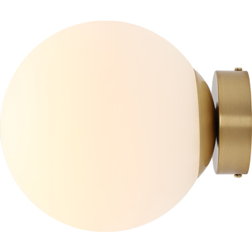Aldex Ball væglampe, messing, Ø20 cm