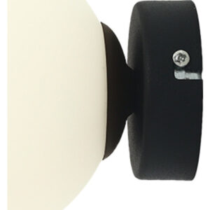 Aldex Ball væglampe, sort, Ø14 cm