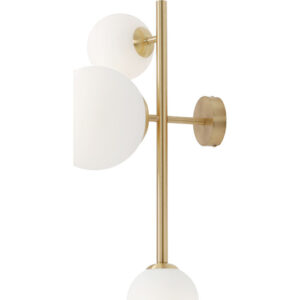 Aldex Dione væglampe, messing