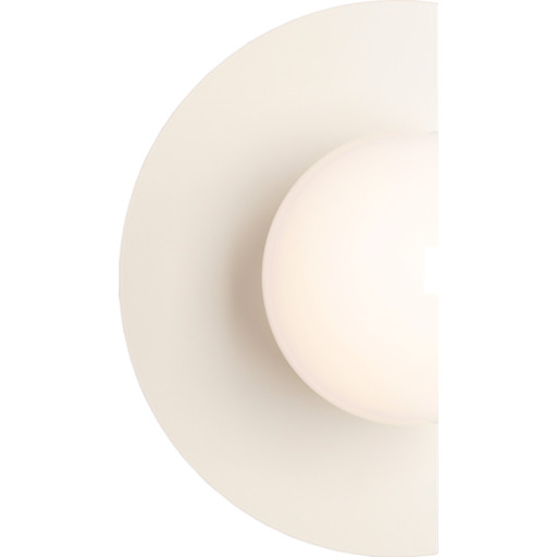 Aldex Loop væglampe, creme