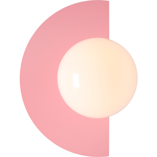 Aldex Loop væglampe, lyserød