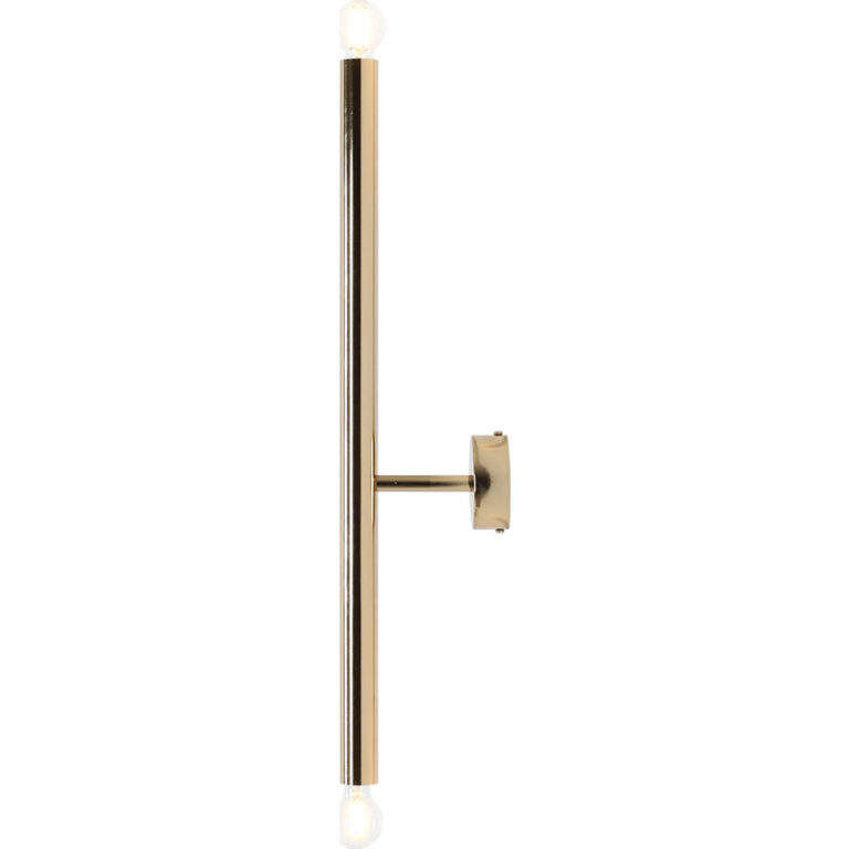 Aldex Tubo 2 væglampe, guld, 60 cm