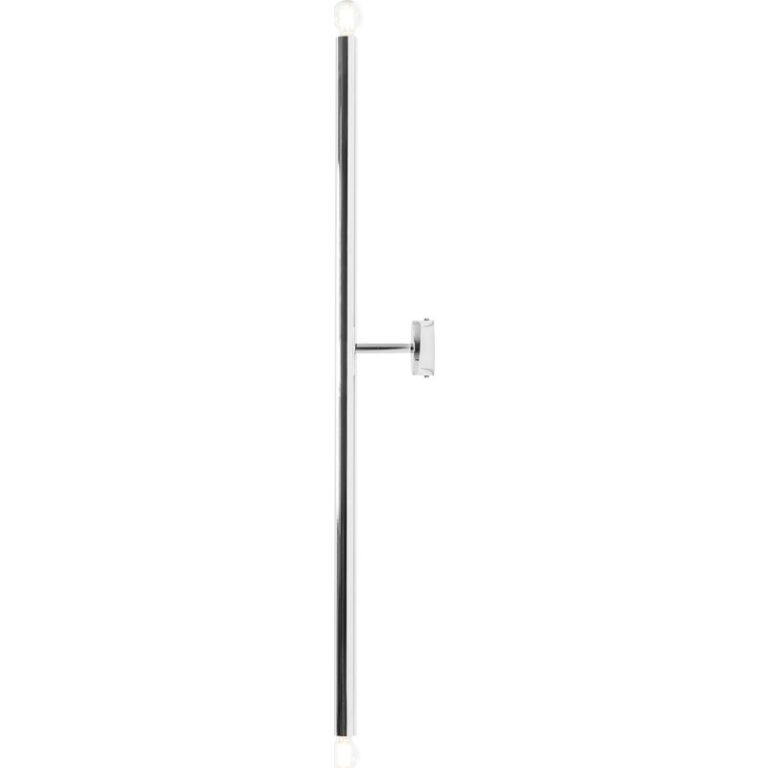 Aldex Tubo 2 væglampe, krom, 100 cm