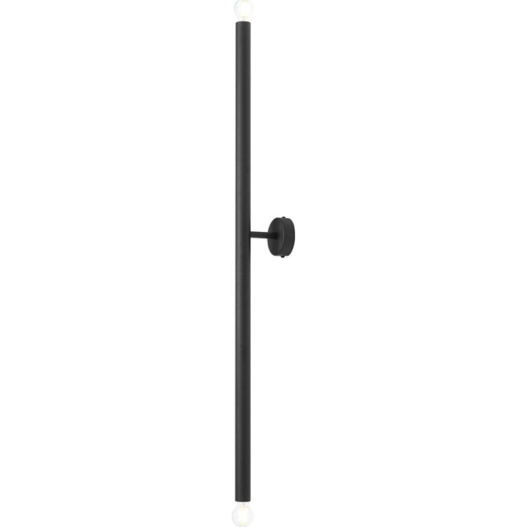 Aldex Tubo 2 væglampe, sort, 100 cm