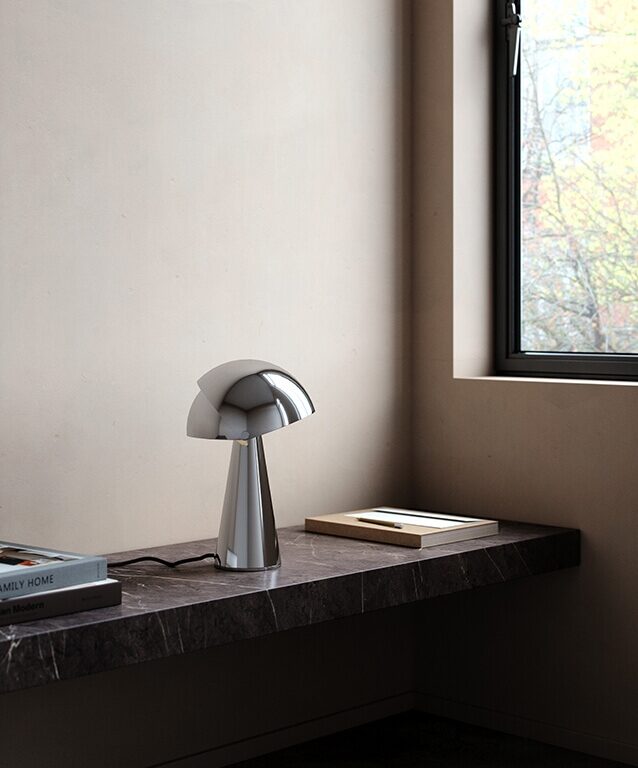 Align bordlampe, krom