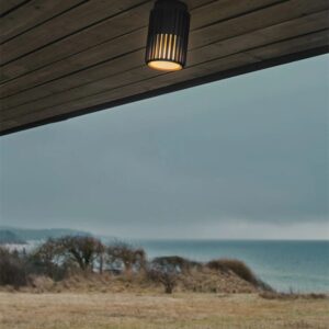 Aludra udendørs loftlampe, seaside sort