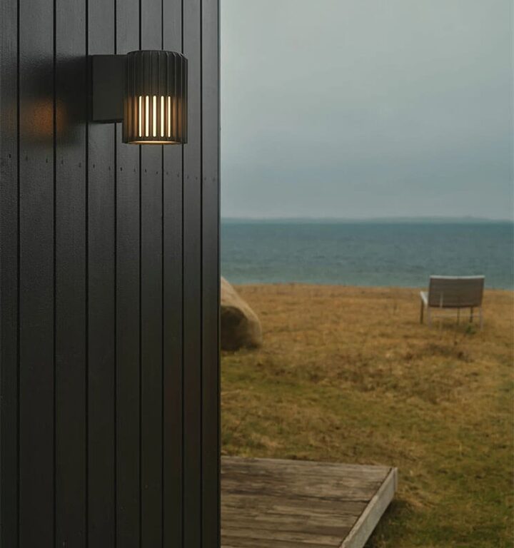 Aludra udendørs væglampe, seaside antrasit