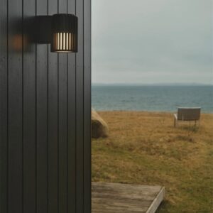 Aludra udendørs væglampe, seaside sort