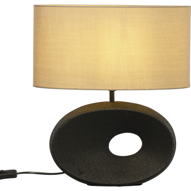 Aneta Lighting Ellipse bordlampe, sort