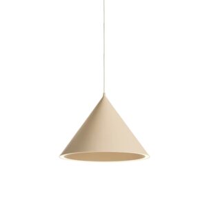 Annular pendel lille, beige