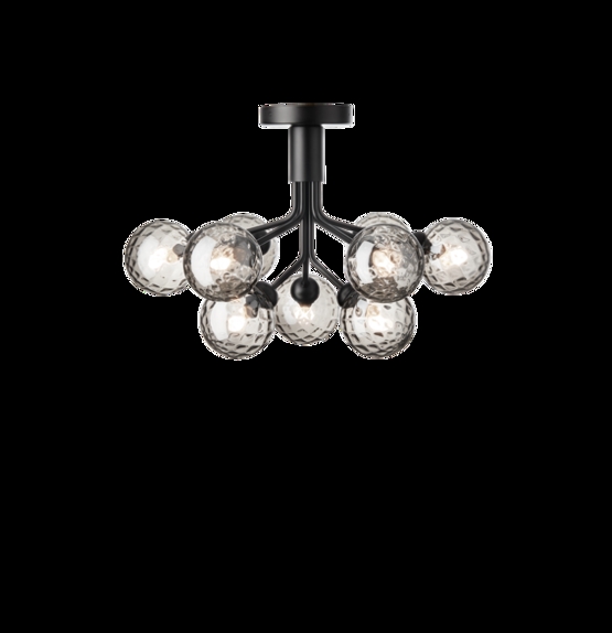 Nuura Apiales 9 Loftlampe Satin Sort