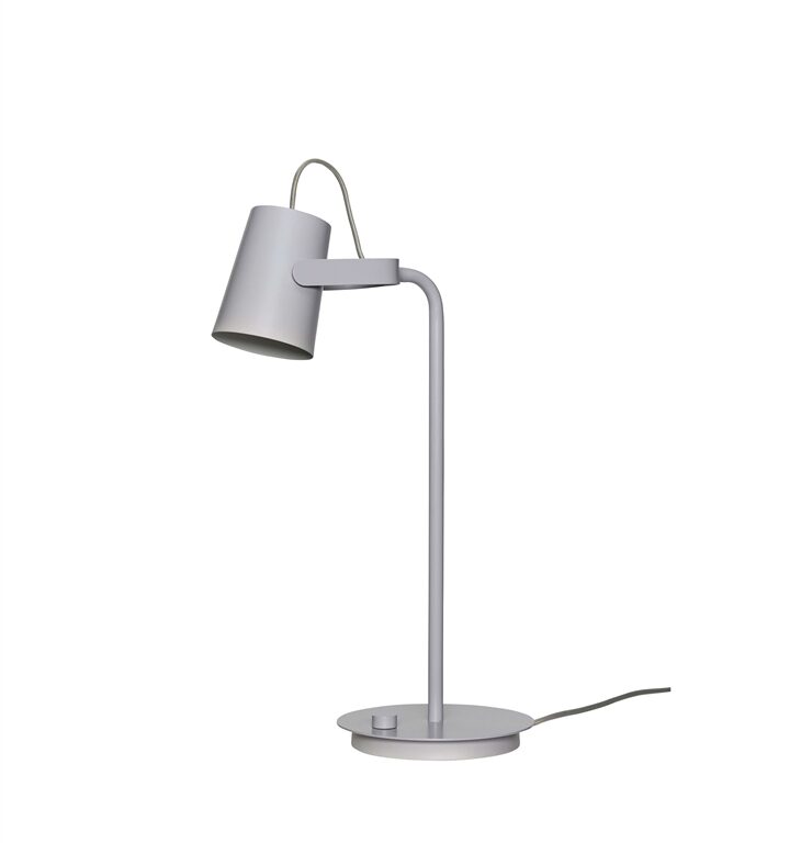 Ardent bordlampe, lysegrå