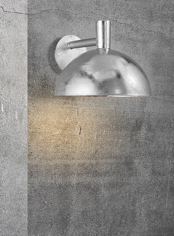 Arki 35 udendørs væglampe E27, galvaniseret stål