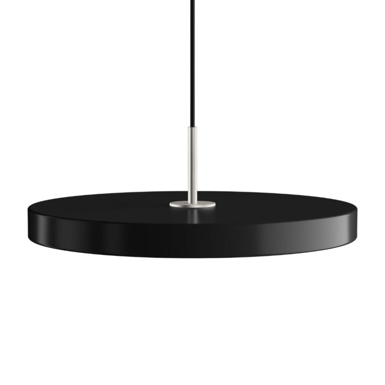 Umage Asteria Plus Medium Black m/ Ståltop Pendel lamper