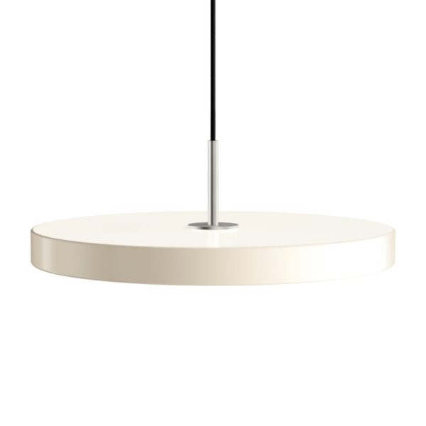 Asteria Plus Medium Pendel Pearl White m/ Ståltop - Umage