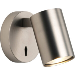 Astro Ascoli Single væglampe, med afbryder, aluminium