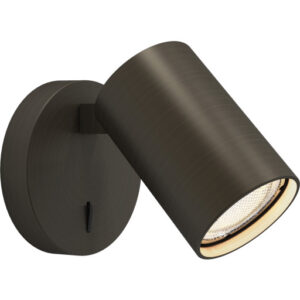 Astro Ascoli Single væglampe, med afbryder, bronze