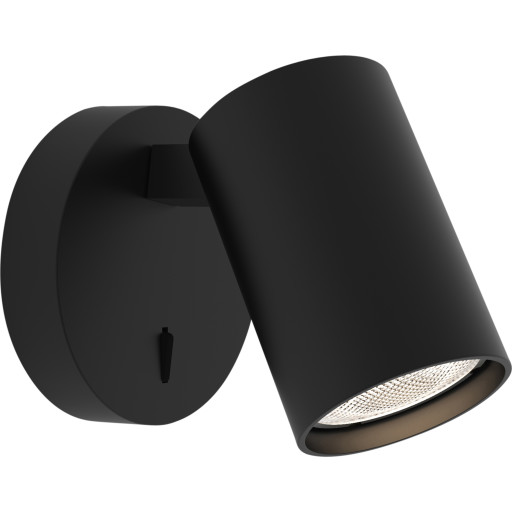 Astro Lighting Ascoli Single (med afbryder) Sort Væglampe