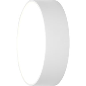 Astro Kea Round udendørs væglampe, hvid, Ø25 cm