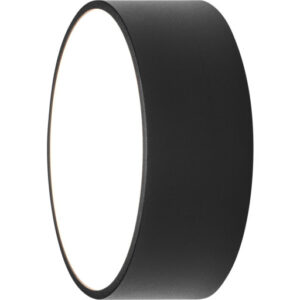 Astro Kea Round udendørs væglampe, sort, Ø15 cm