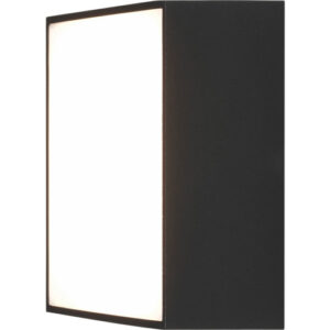 Astro Kea Square udendørs væglampe, sort, 14 cm