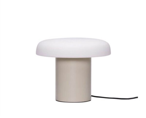 Ateliers bordlampe, sand/hvid